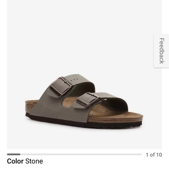 BIRKENSTOCK Arizonas in Stone size 9 - Picture 2 of 3